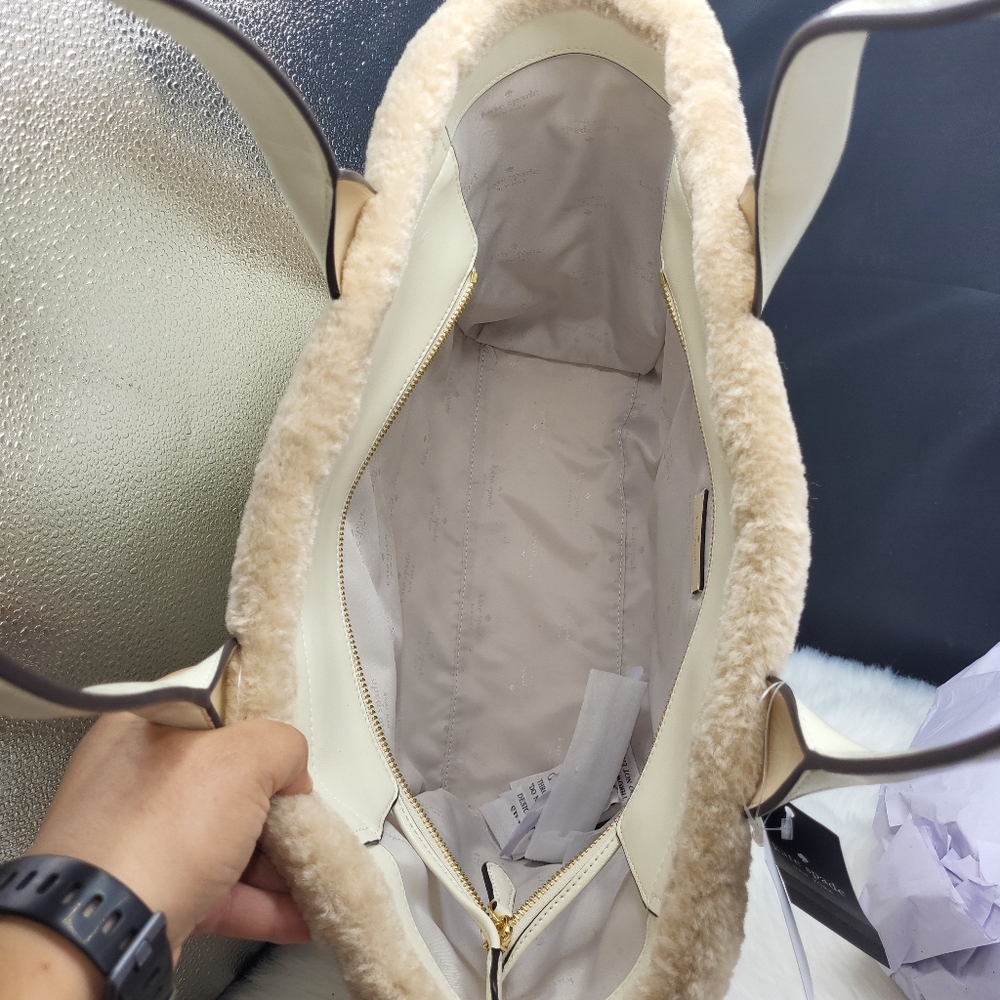 KATE SPADE Cream and Beige Tote Bag - Picture 3 of 6